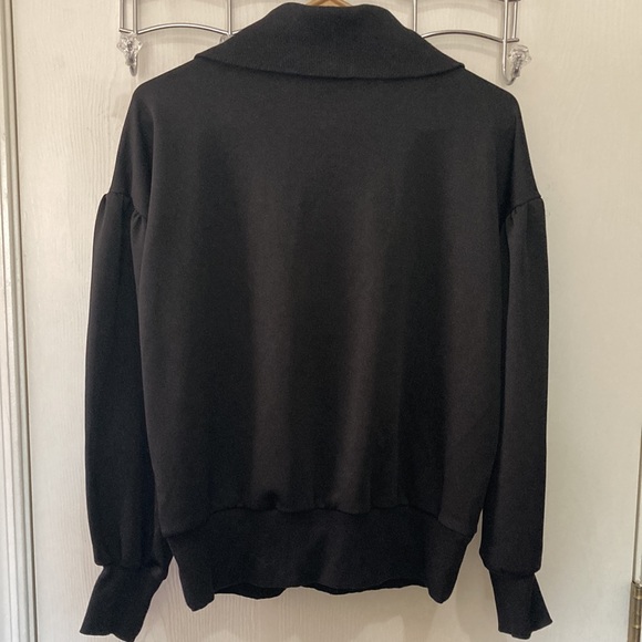 Anthropologie Calligraphie women’s black pullover - Picture 3 of 5